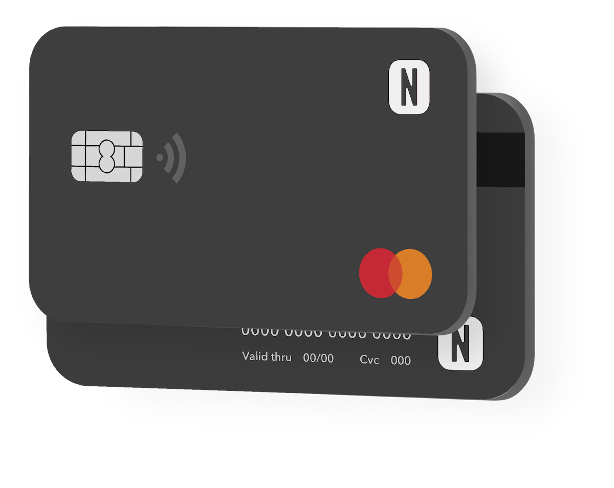 Sandard "neutral" Mastercard prepaid contactless card